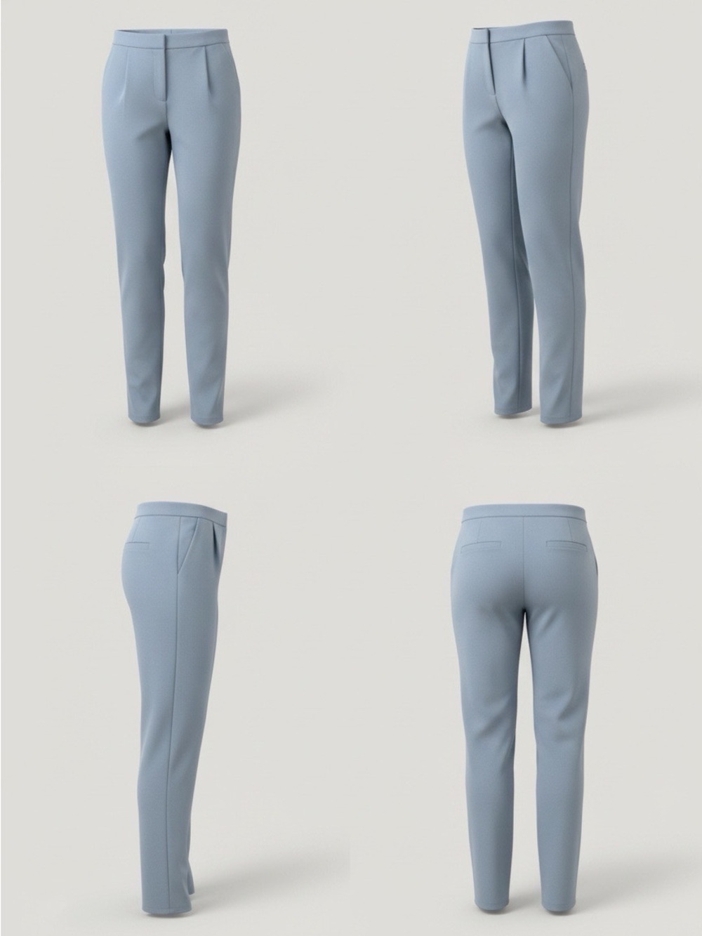 Marciano Guess Light Blue Pull-On Slim Dress Pants XS